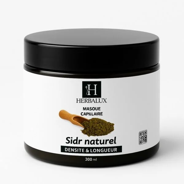 Masque Sidr HERBALUX fond blanc